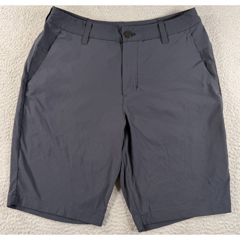 lululemon Commission Short Mens 30 Navy Stretch Technical Golf Athletic LM7AW2S